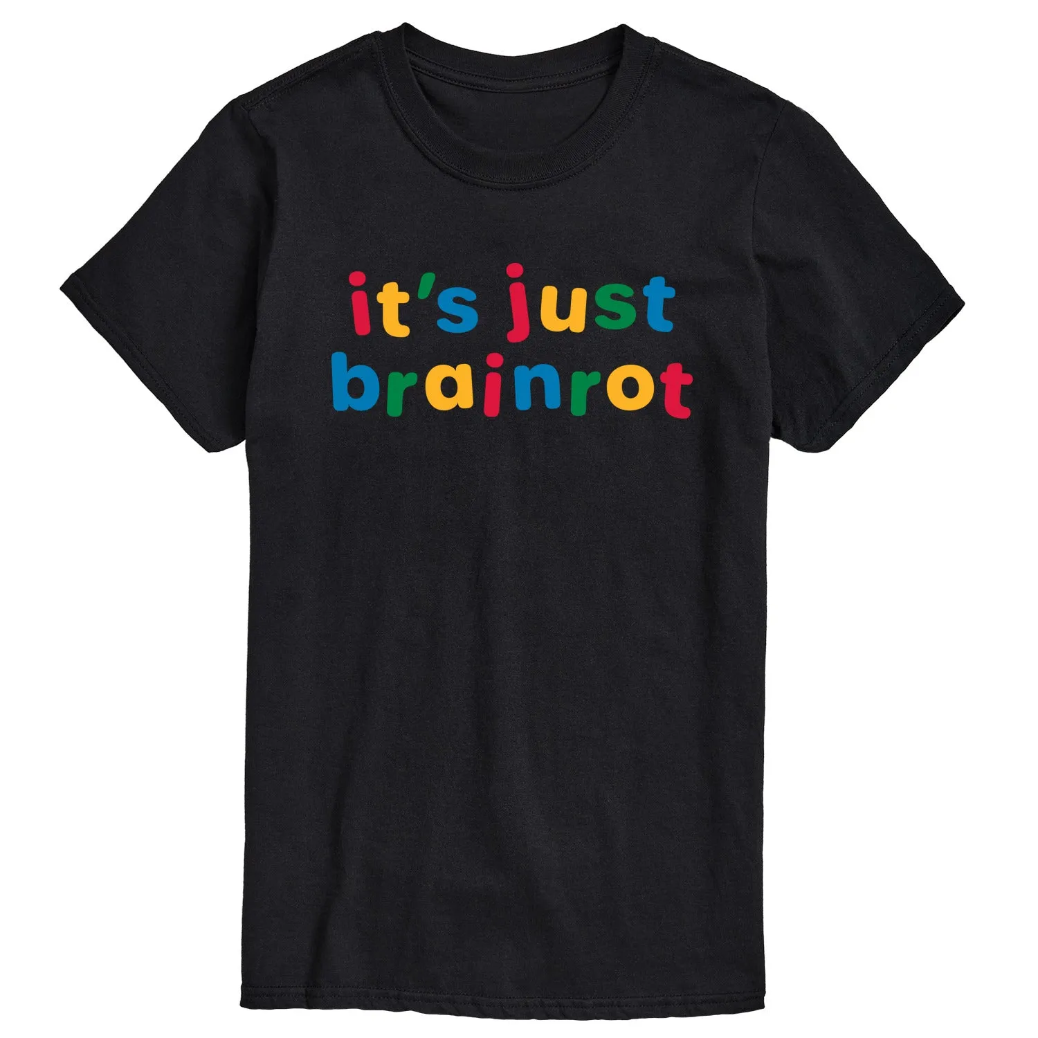 Instant Message - Just Brainrot - Men's Short Sleeve Graphic T-Shirt sold by Zulily