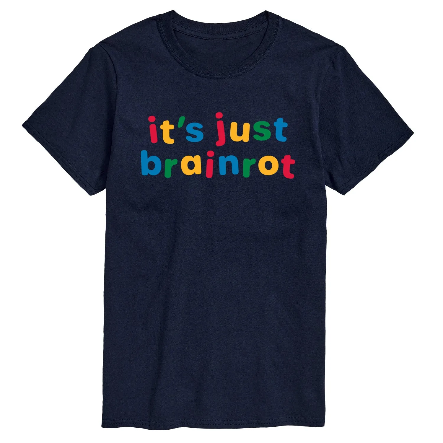 Instant Message - Just Brainrot - Men's Short Sleeve Graphic T-Shirt sold by Zulily product image thumbnail 2