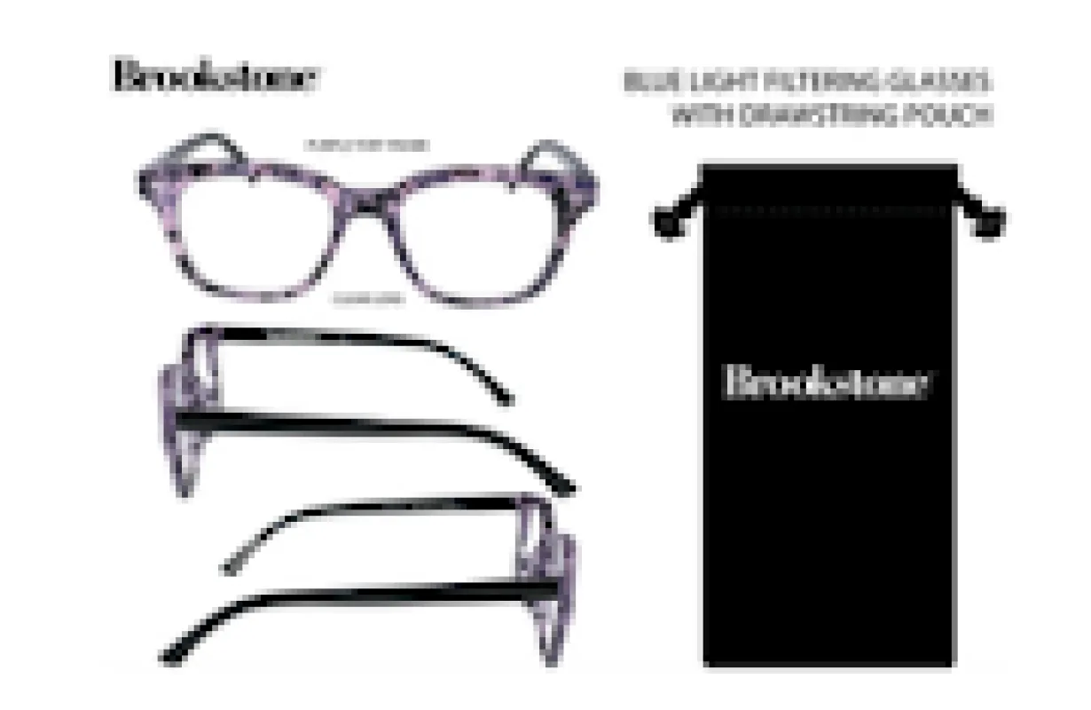 Brookstone Blue Light Filtering Glasses made by Zulily