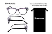 Brookstone Blue Light Filtering Glasses sold by Zulily