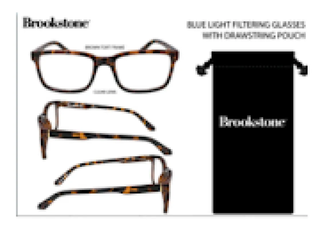 Brookstone Blue Light Filtering Glasses made by Zulily