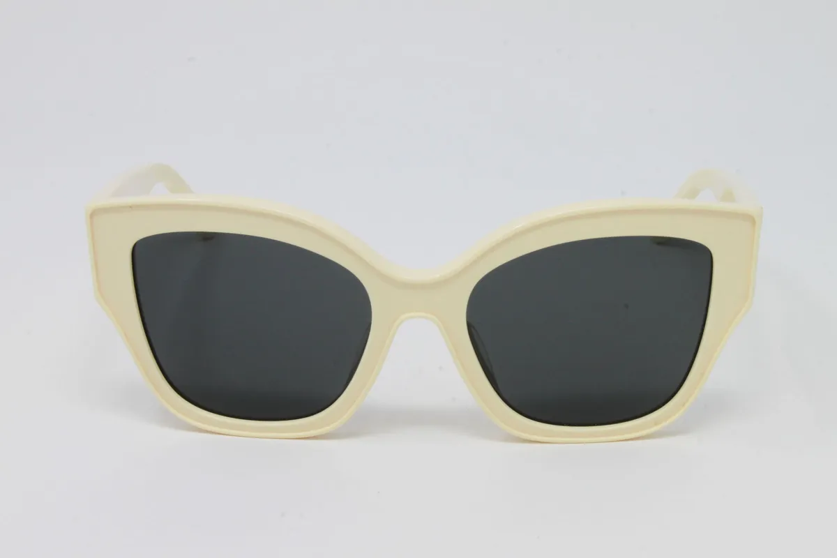Tory Burch Ivory Oversized Sunglasses made by Tory Burch