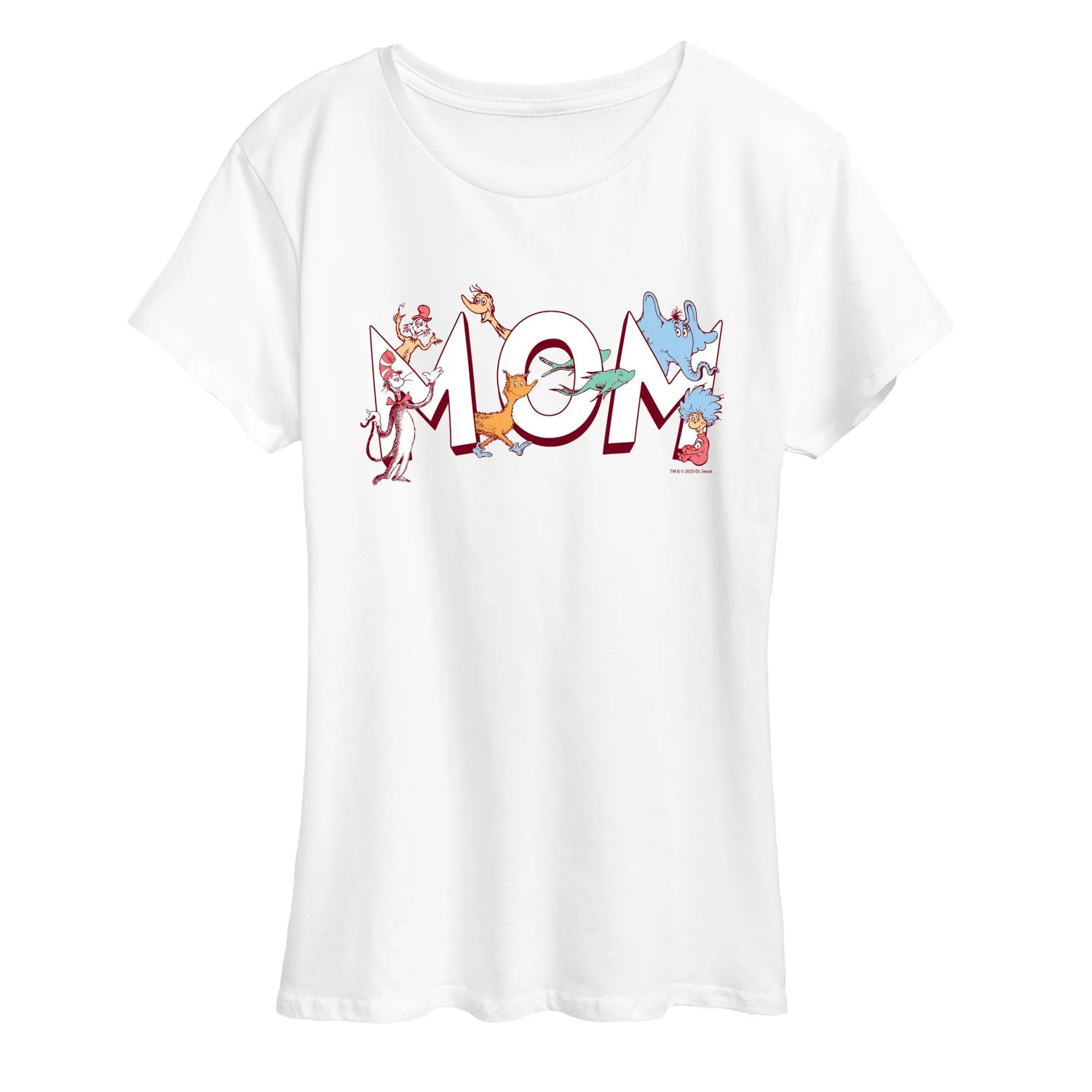 Dr. Seuss - Mom Seuss Characters - Women's Short Sleeve Graphic T-Shirt sold by Zulily