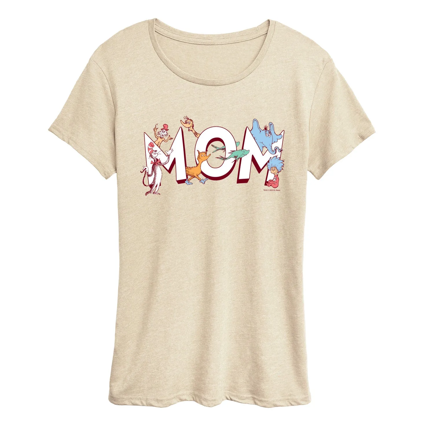 Dr. Seuss - Mom Seuss Characters - Women's Short Sleeve Graphic T-Shirt sold by Zulily product image thumbnail 2