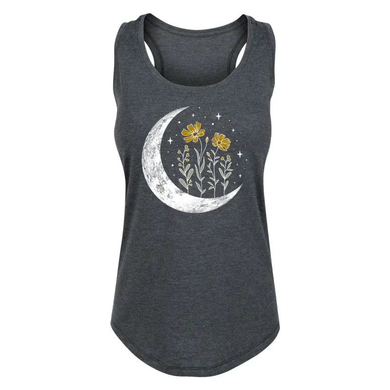 Instant Message - Floral Moon - Women's Racerback Tank sold by Zulily