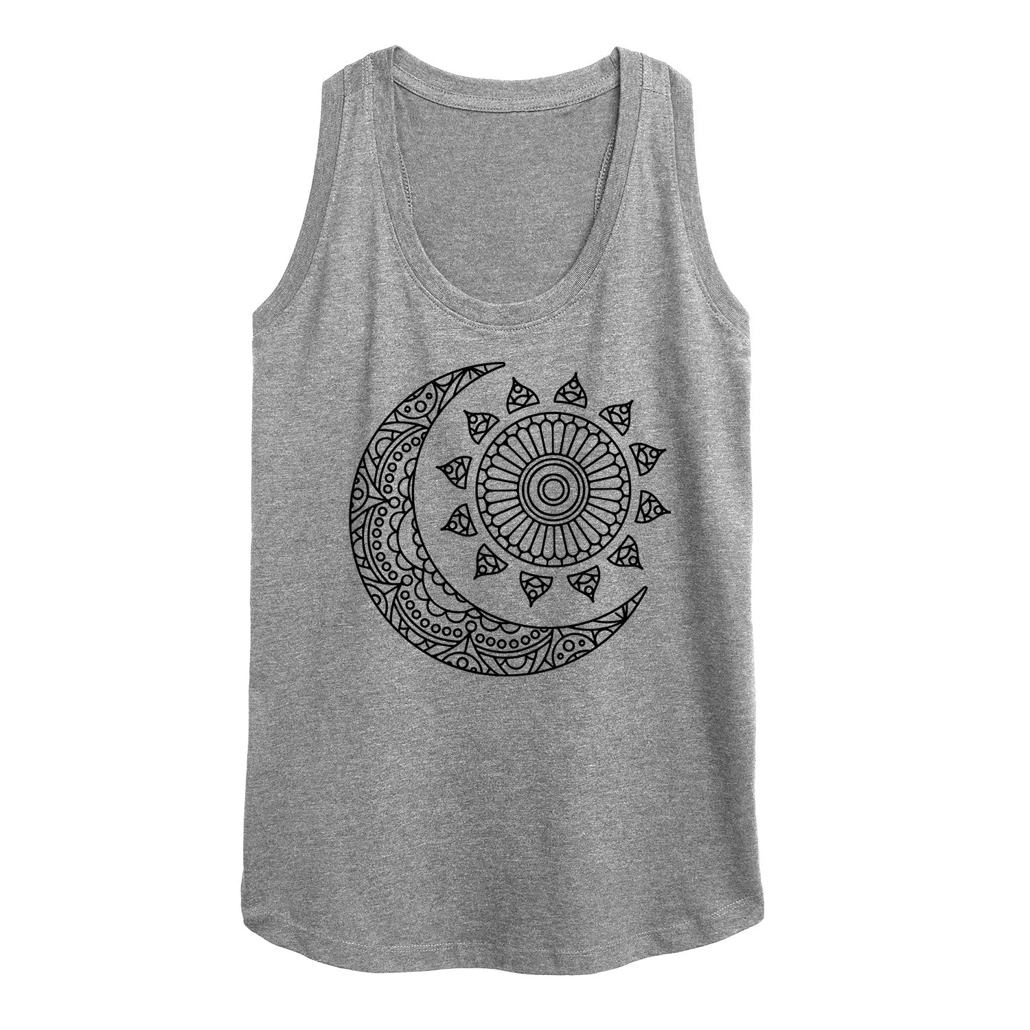 Instant Message - Decorative Sun Moon - Women's Racerback Graphic Tank sold by Zulily