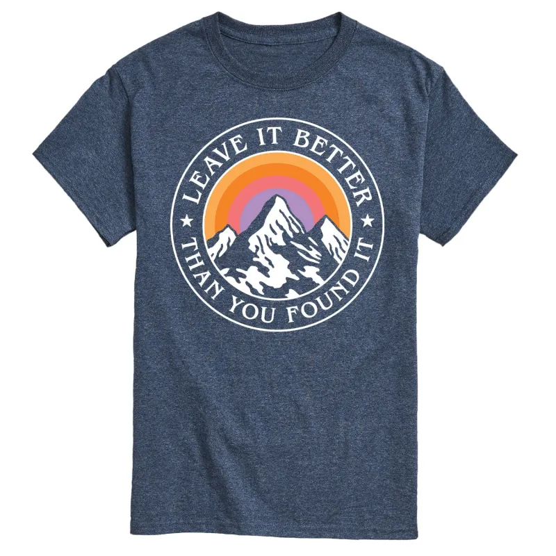 Instant Message - Leave it Better Than You Found it - Men's Short Sleeve Graphic T-shirt sold by Zulily