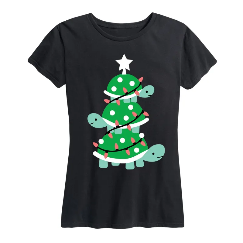 Instant Message - Turtle Tree - Women's Short Sleeve Graphic T-shirt sold by Zulily