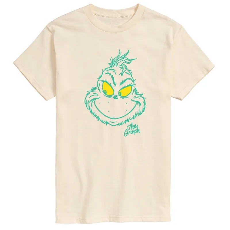 The Grinch - Side Look & Smiles - Men's Short Sleeve Graphic T-Shirt made by Zulily