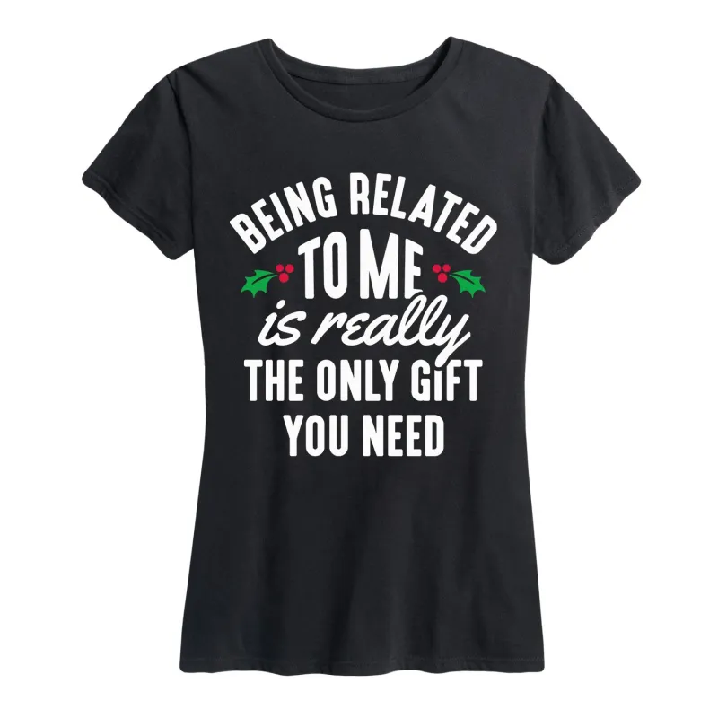 Instant Message - Being Related to Me - Women's Short Sleeve Graphic T-shirt sold by Zulily