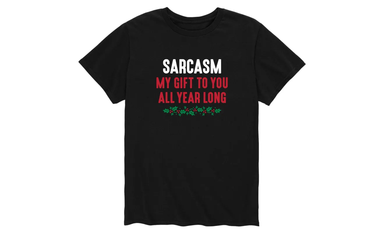 Instant Message - Sarcasm My Gift to You - Men's Short Sleeve Graphic T-shirt sold by Zulily