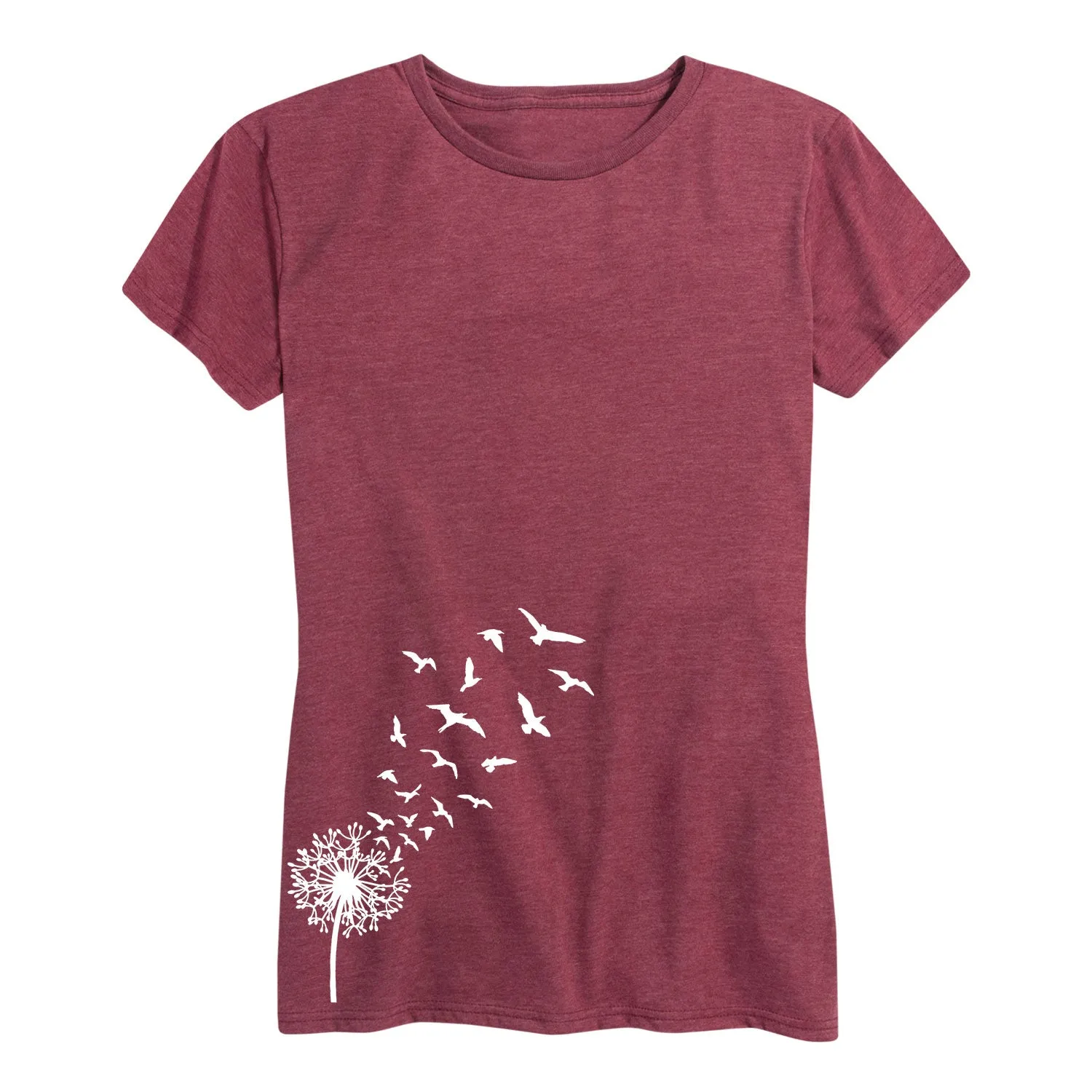 Instant Message - Dandelion Birds - Women's Short Sleeve Graphic T-shirt sold by Zulily