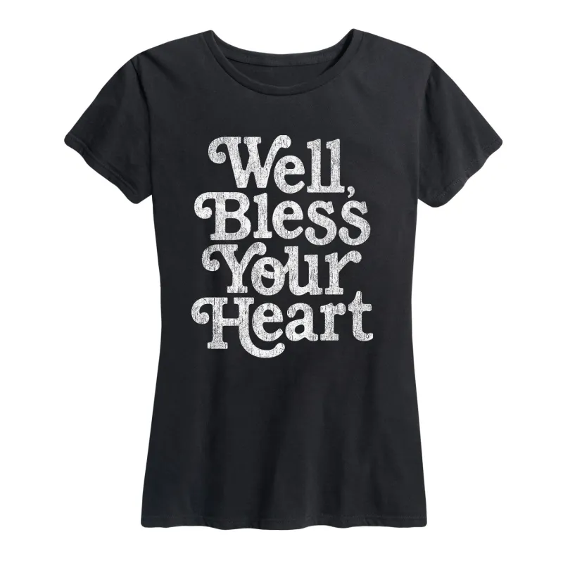 Instant Message - Well Bless Your Heart - Women's Short Sleeve Graphic T-shirt sold by Zulily