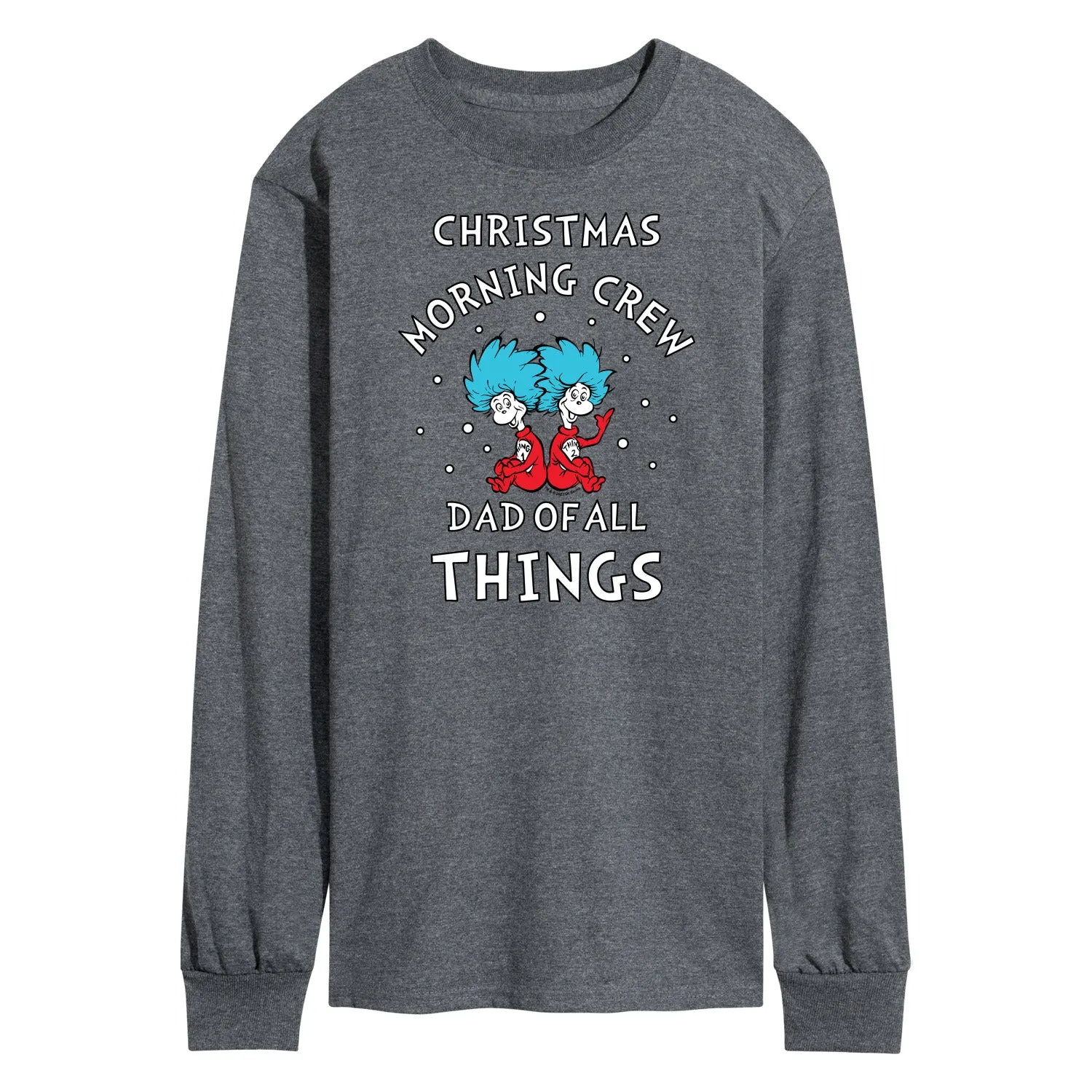 The Cat in the Hat - Christmas Morning Crew Dad - Men's Long Sleeve T-Shirt sold by Zulily product image thumbnail 2