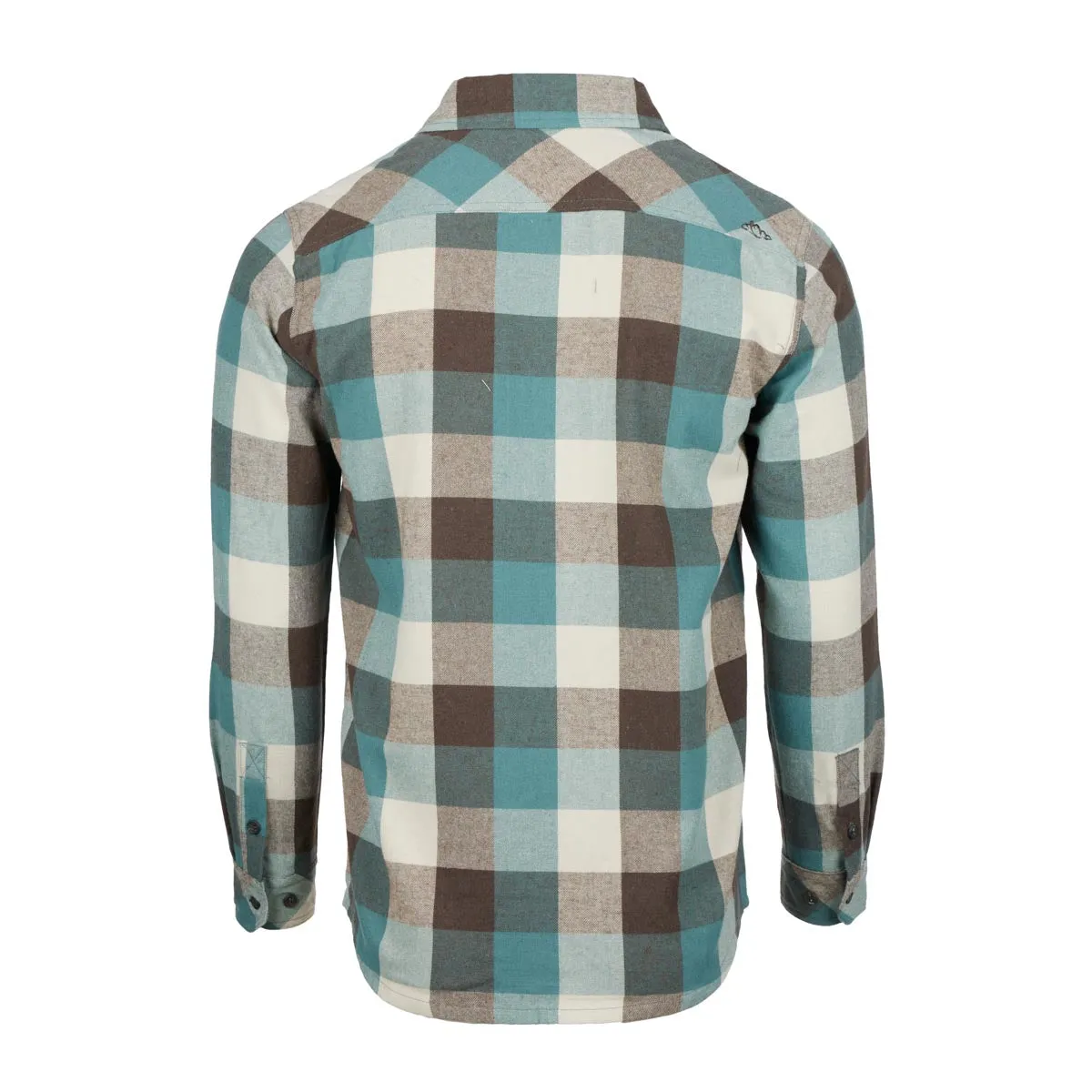 Mountain and Isles Men's 2-Pocket Brushed Cotton Button Down Flannel Shirt sold by Zulily product image thumbnail 5