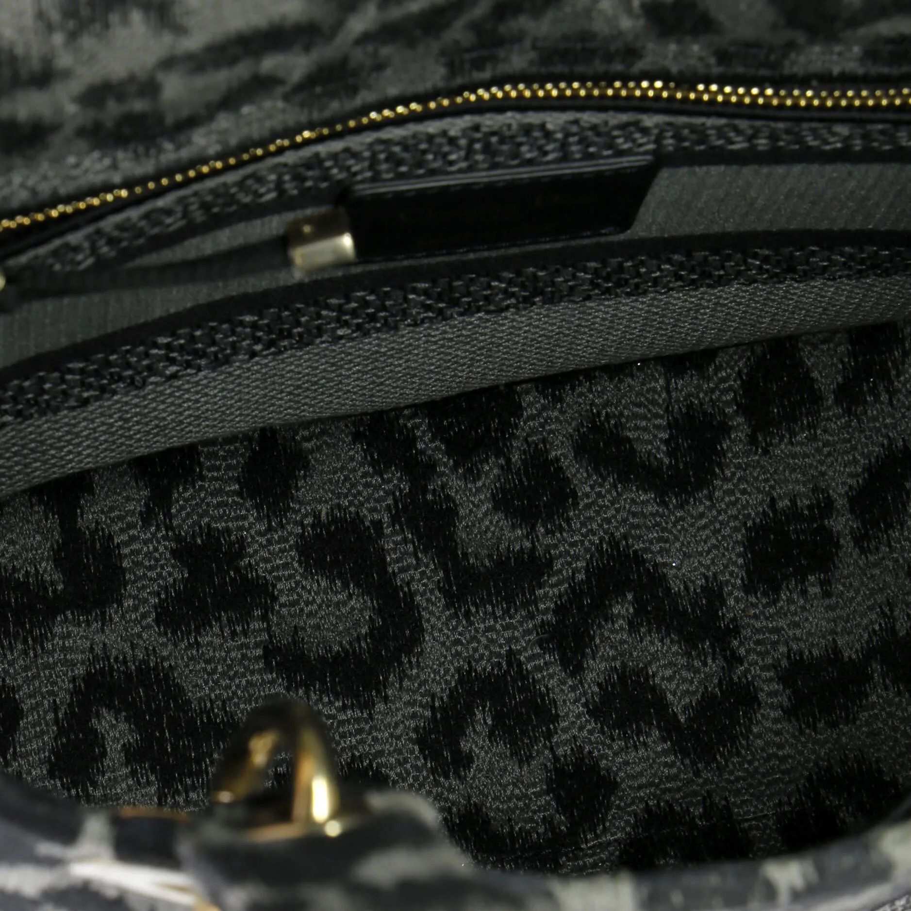 Pre-Loved Christian Dior Lady D-Lite Bag Mizza Embroidered Canvas Medium sold by Zulily product image thumbnail 5