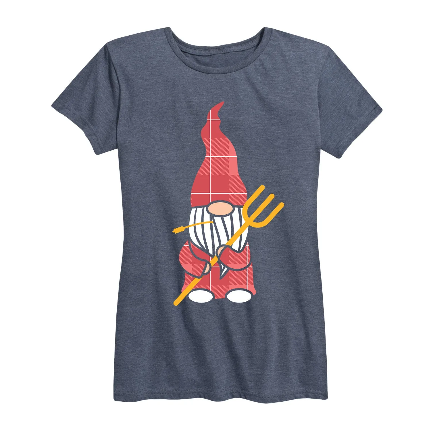 Instant Message - Farmer Gnome - Women's Short Sleeve Graphic T-shirt sold by Zulily