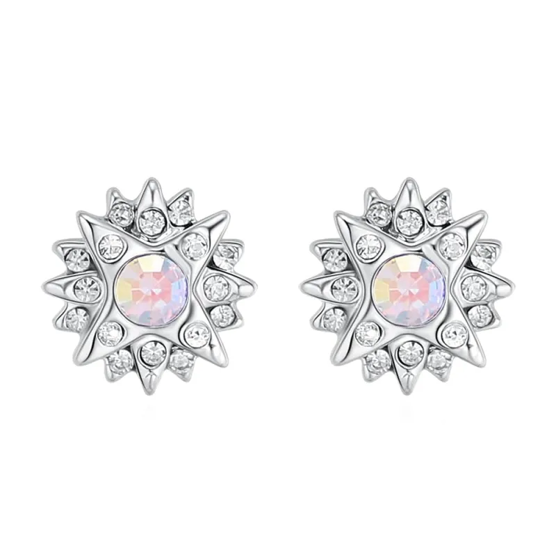 callura Aurora Borealis Swarovski Crystal Star Stud Earrings sold by Zulily