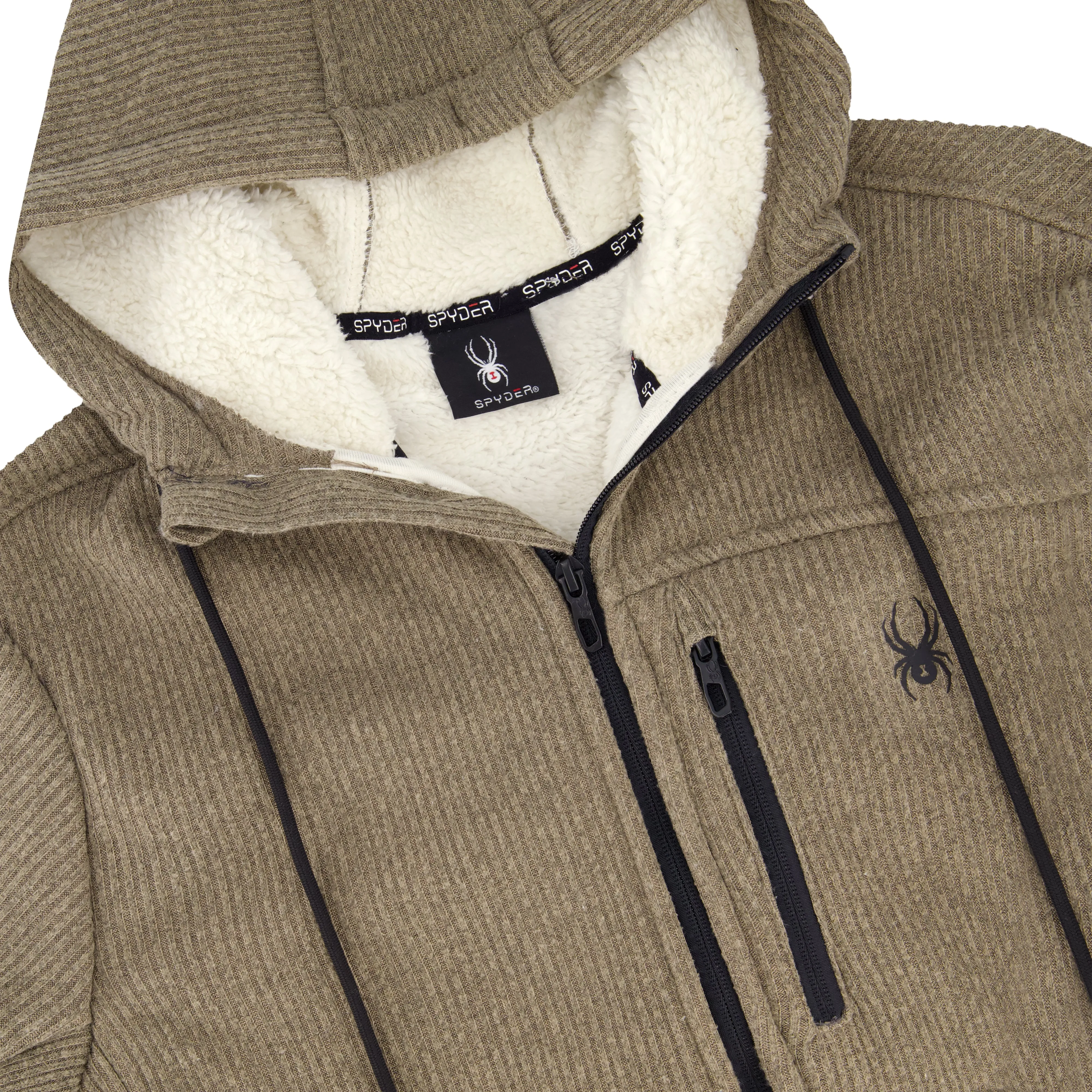 Spyder Men’s Sherpa Hoodie - Timber sold by Zulily product image thumbnail 4