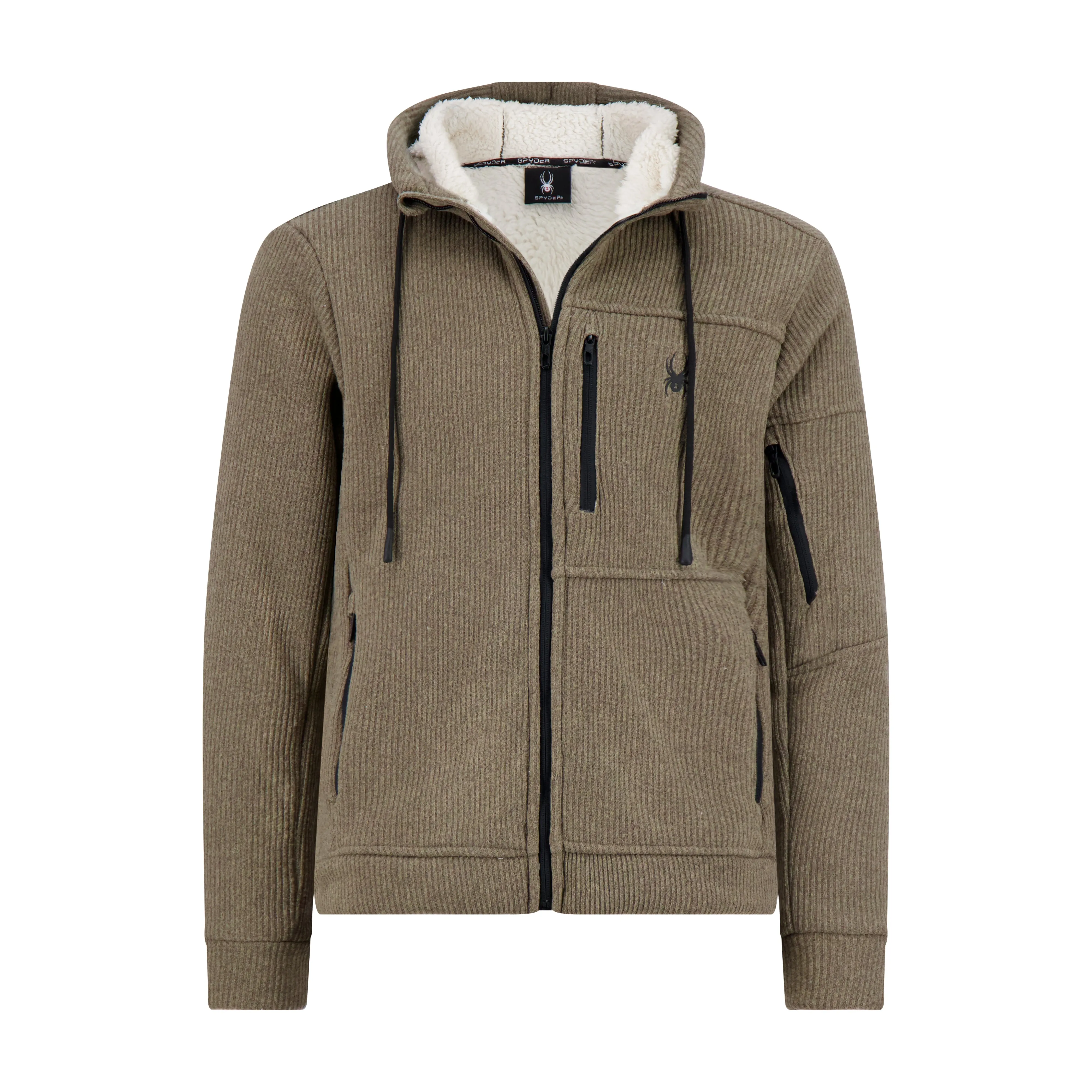 Spyder Men’s Sherpa Hoodie - Timber sold by Zulily