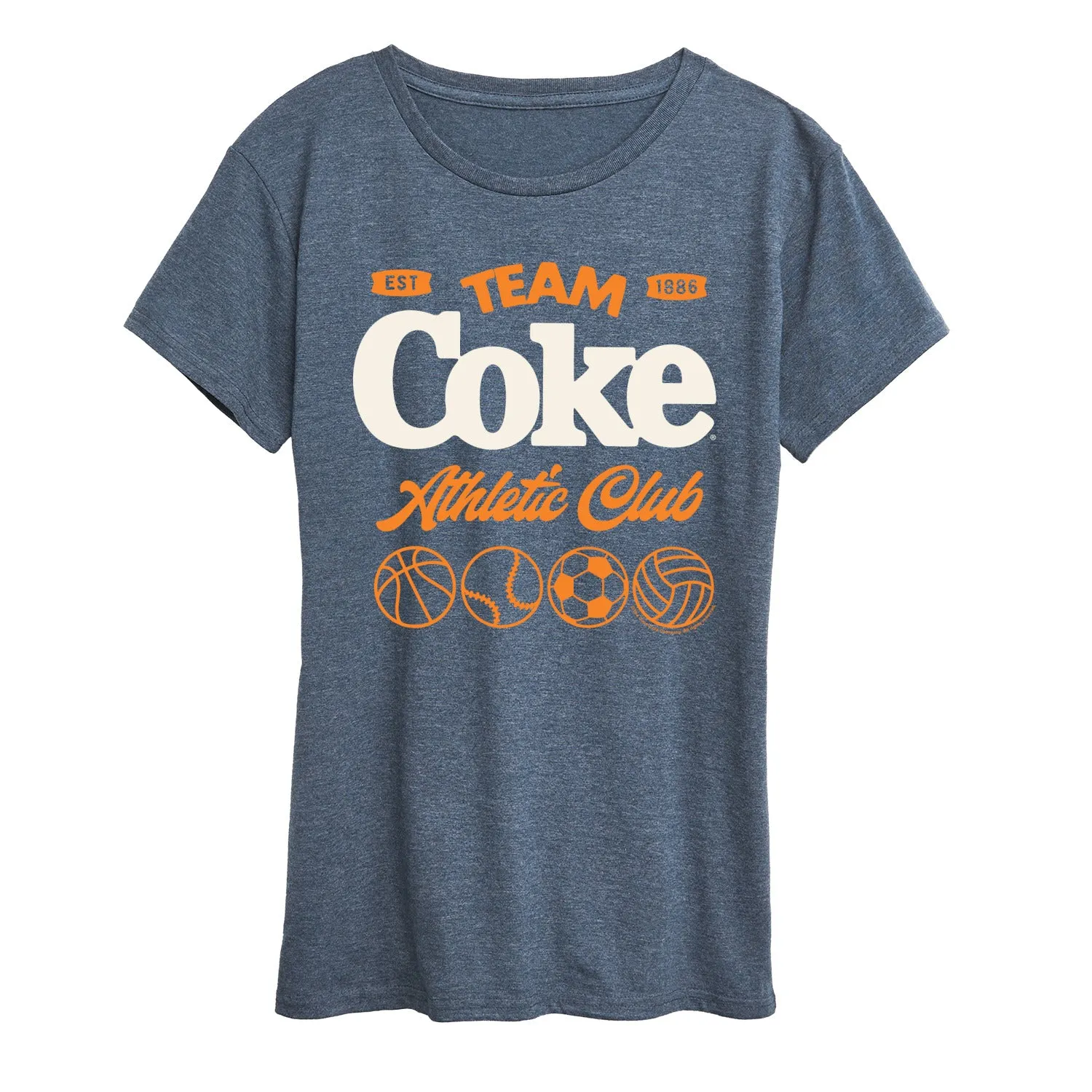 Coca-Cola - Team Coke Athletic Club - Women's Short Sleeve Graphic T-Shirt sold by Zulily product image thumbnail 3