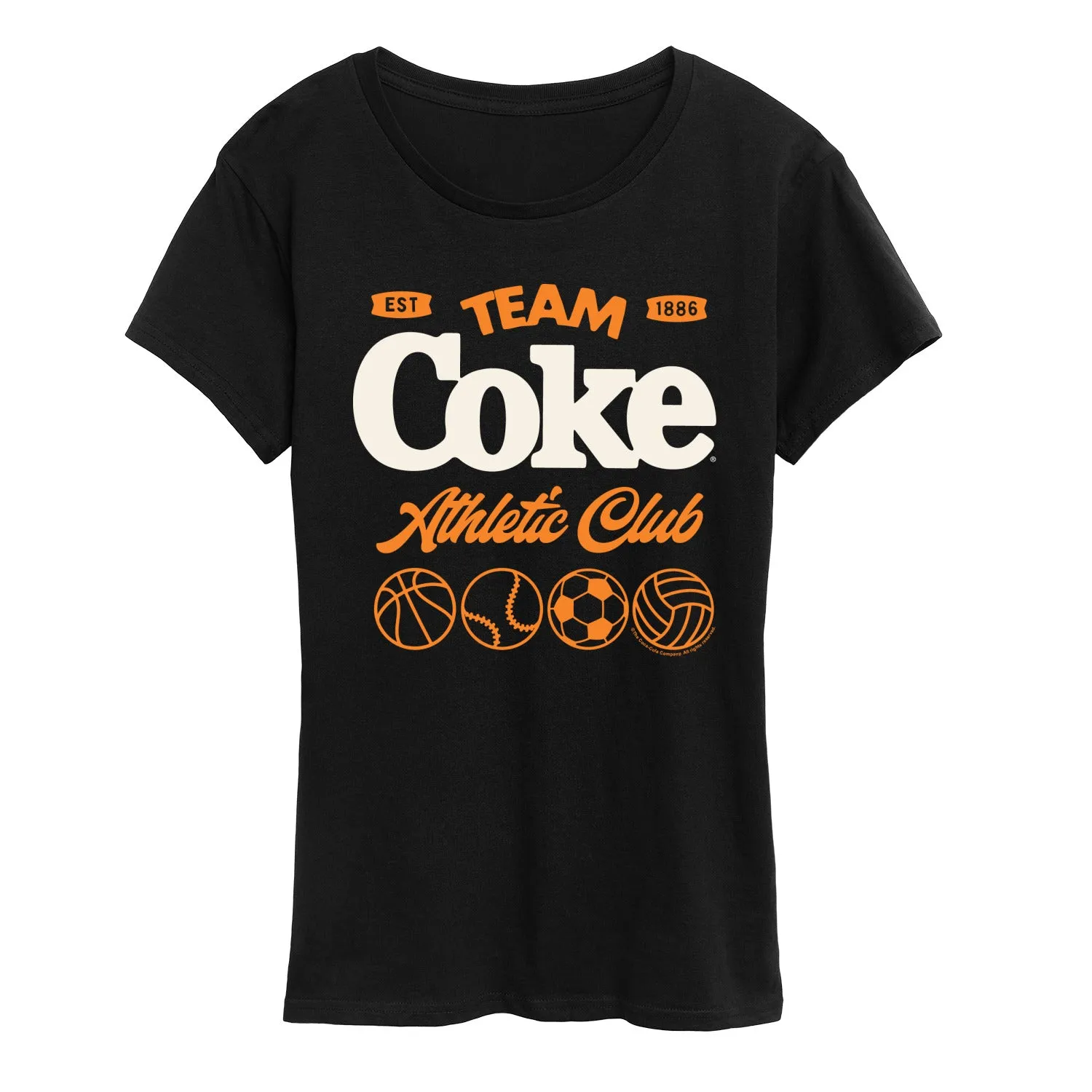 Coca-Cola - Team Coke Athletic Club - Women's Short Sleeve Graphic T-Shirt sold by Zulily product image thumbnail 2