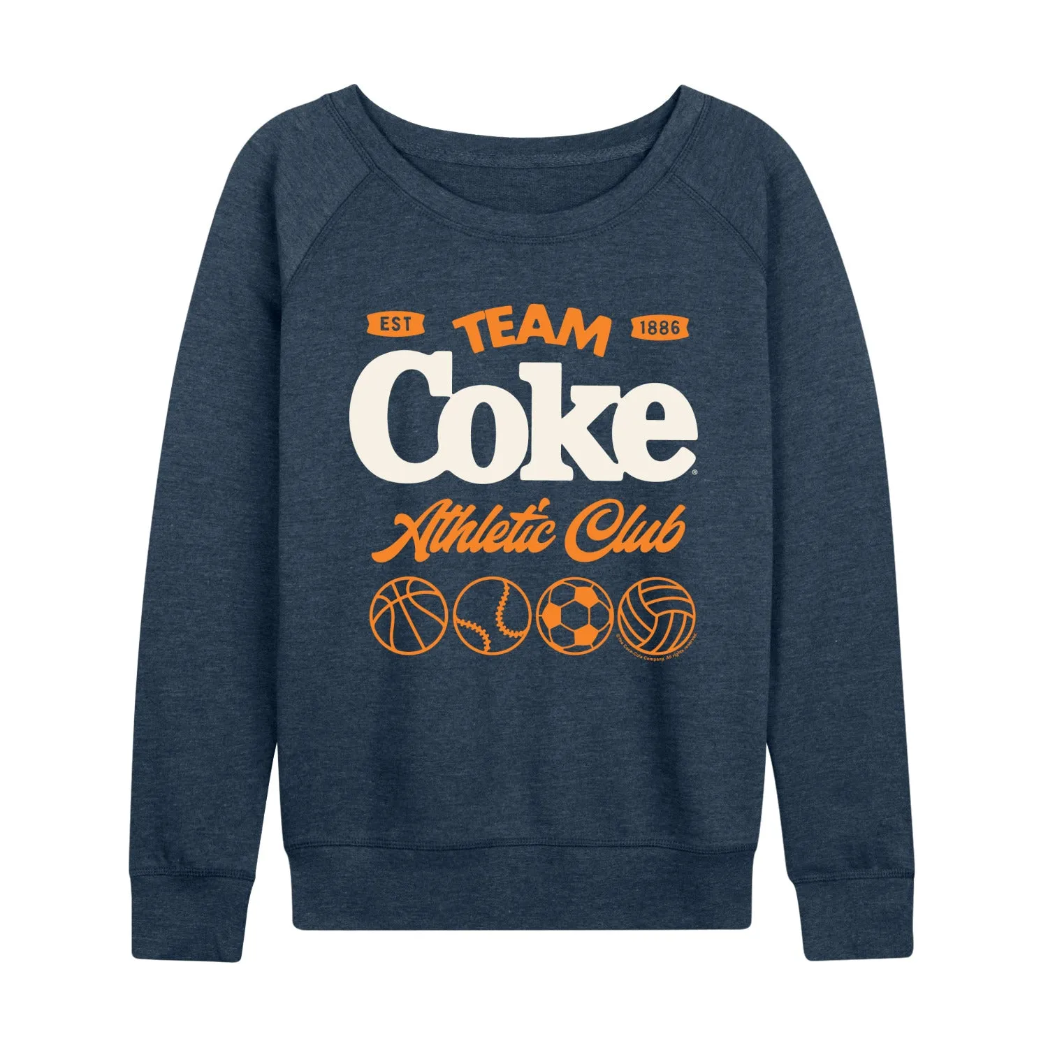 Coca-Cola - Team Coke Athletic Club - Women's French Terry Long Sleeve Pullover sold by Zulily product image thumbnail 4
