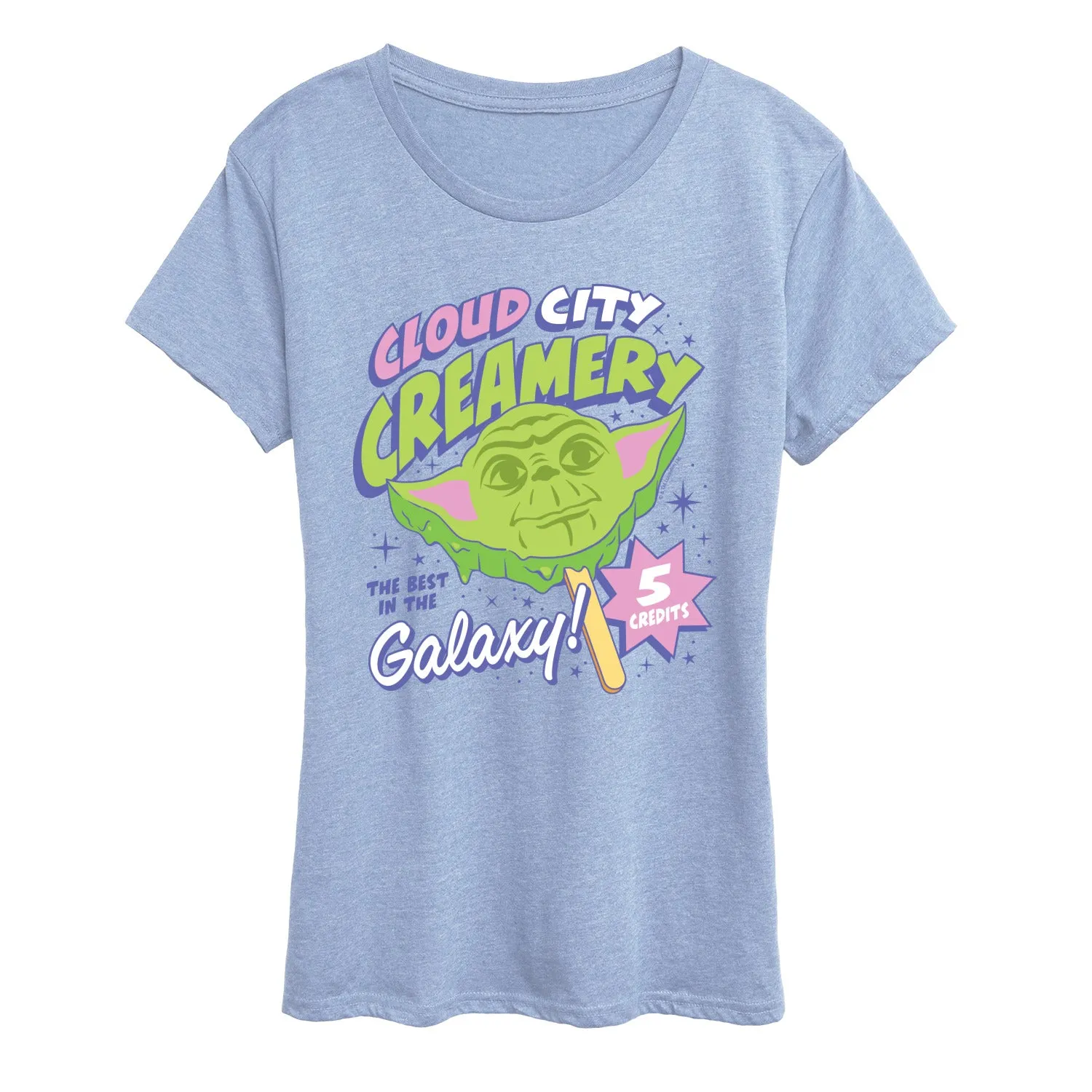 Star Wars - Cloud City Creamery - Women's Short Sleeve Graphic T-Shirt sold by Zulily product image thumbnail 3