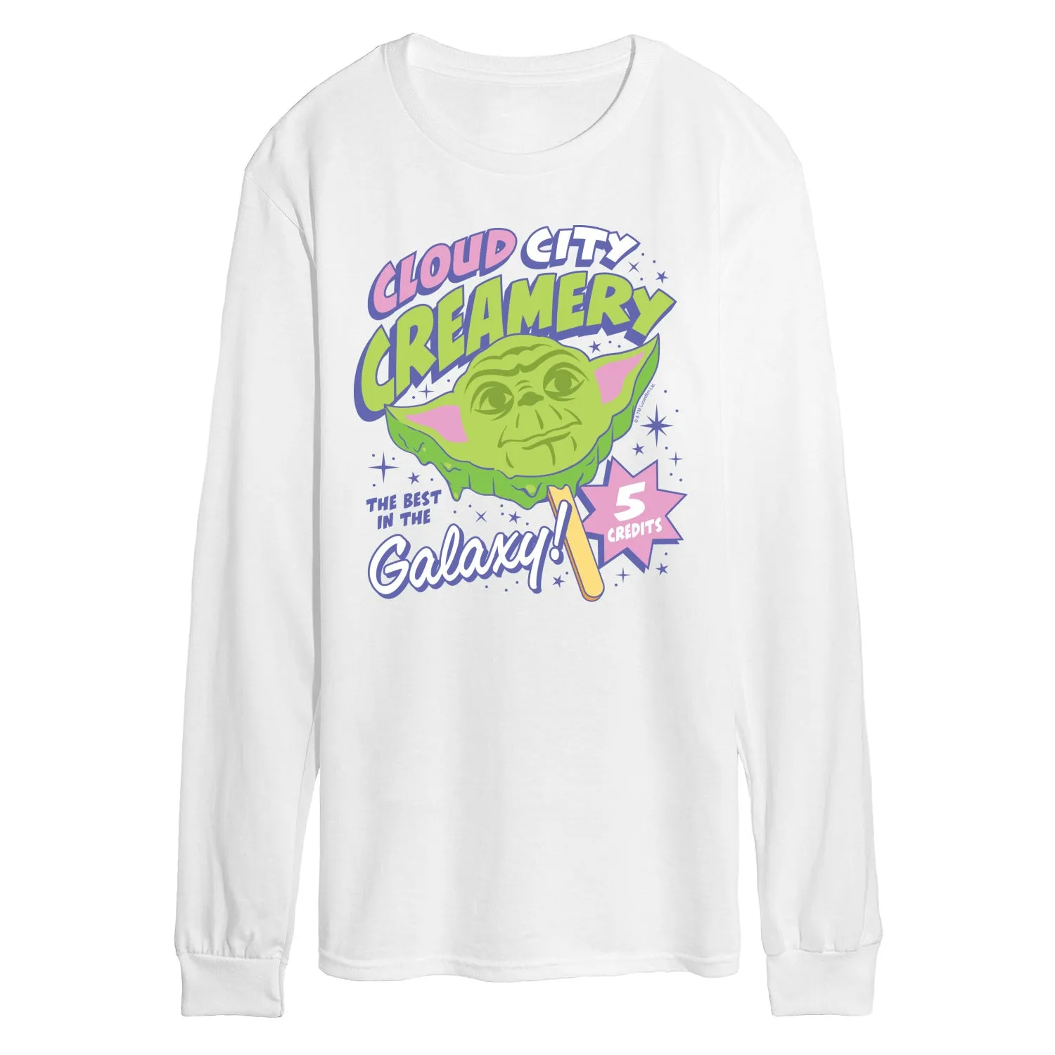Star Wars - Cloud City Creamery - Men's Long Sleeve Graphic T-Shirt sold by Zulily
