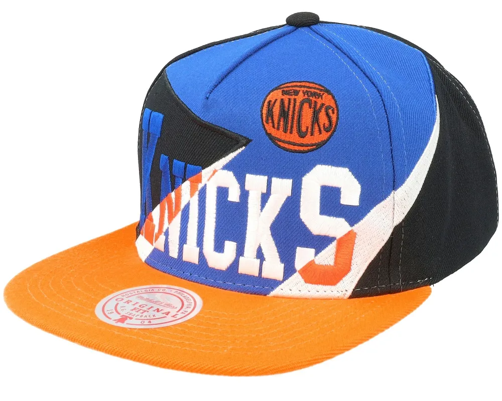 Men's Mitchell & Ness NBA Multiply Snapback Hwc Knicks - Blue sold by Zulily