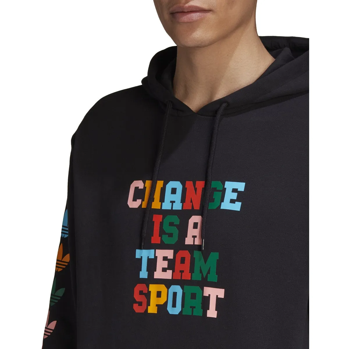 Men's adidas Change Is A Team Sport Hoodie sold by Zulily product image thumbnail 4