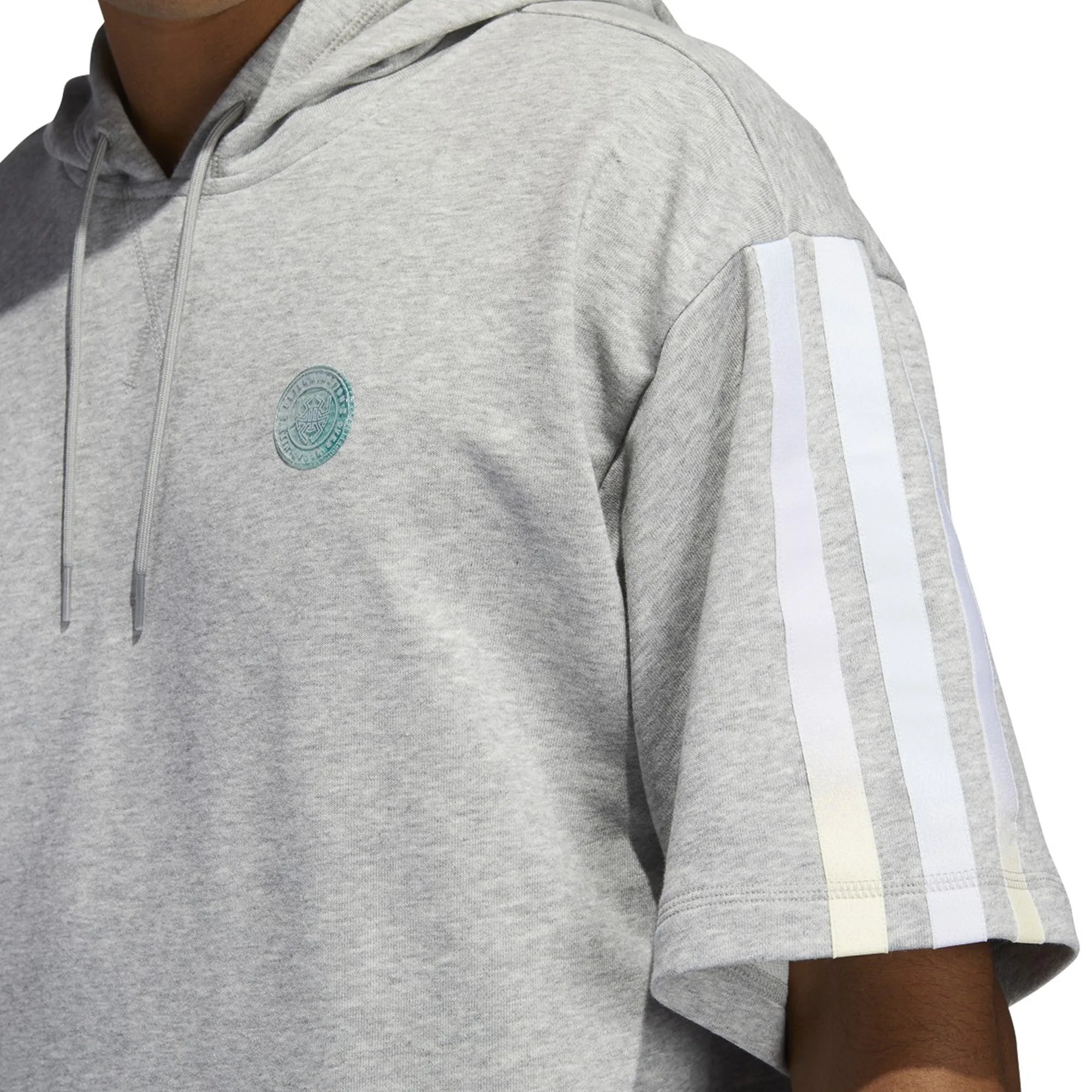 Men's adidas Donovan Mitchell Short Sleeve Hoodie sold by Zulily product image thumbnail 3