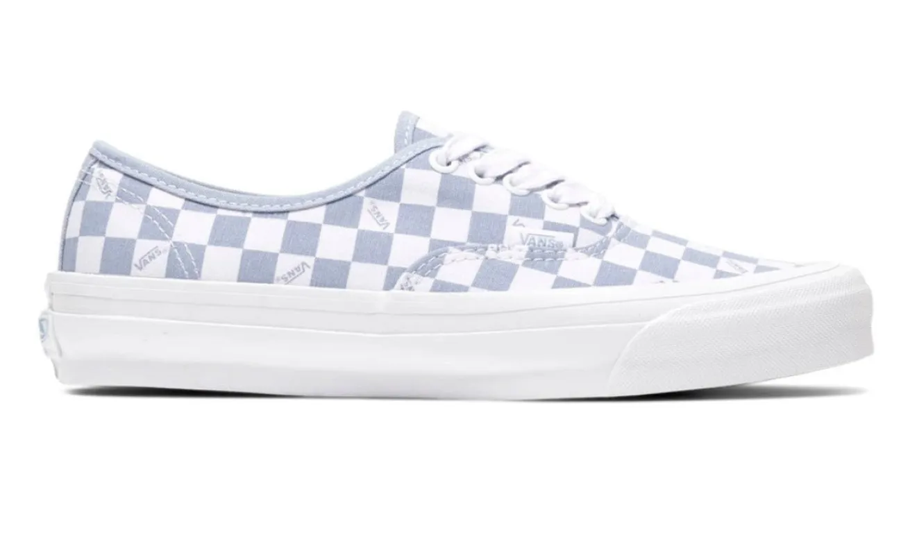 Men's Vans Vault Og Authentic Lx 'Checkerboard White Sky Blue' sold by Zulily