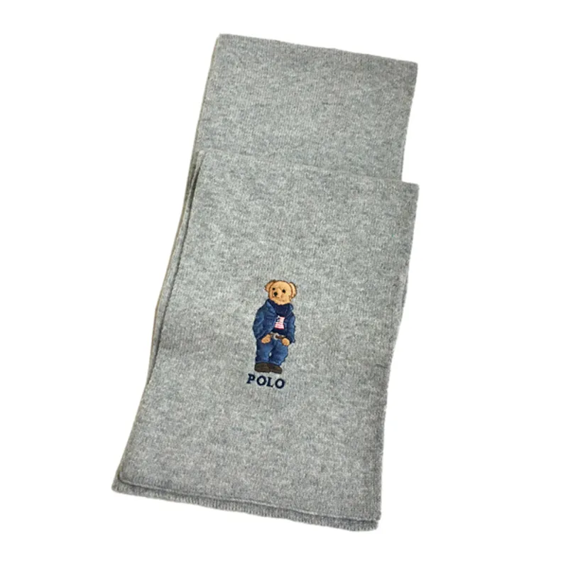 Men's Polo Ralph Lauren Bear Scarf (Jean Jacket Sweater) sold by Zulily