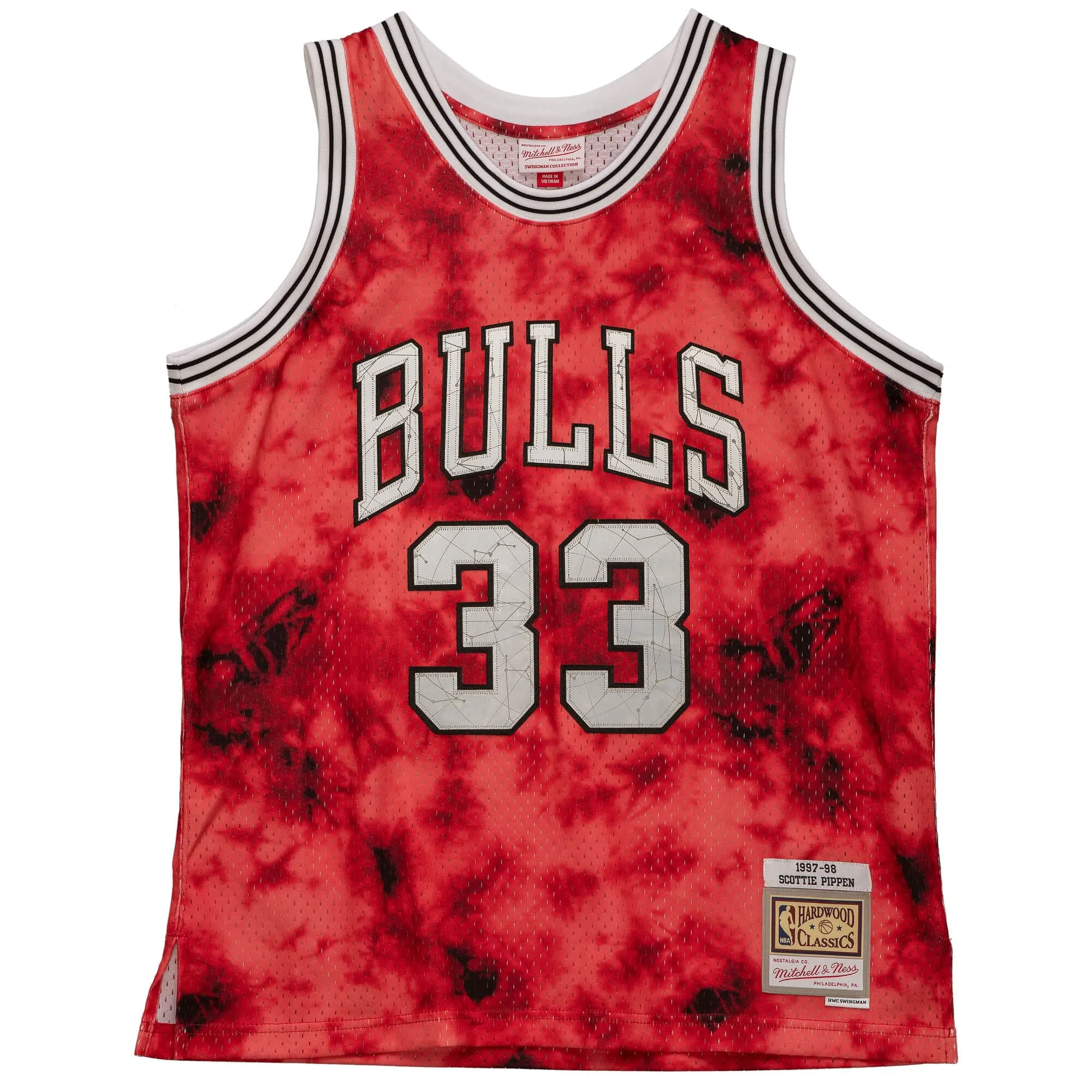 Men's Mitchell & Ness NBA Galaxy Swingman Jersey - Chicago Bulls 1997 Pippen sold by Zulily
