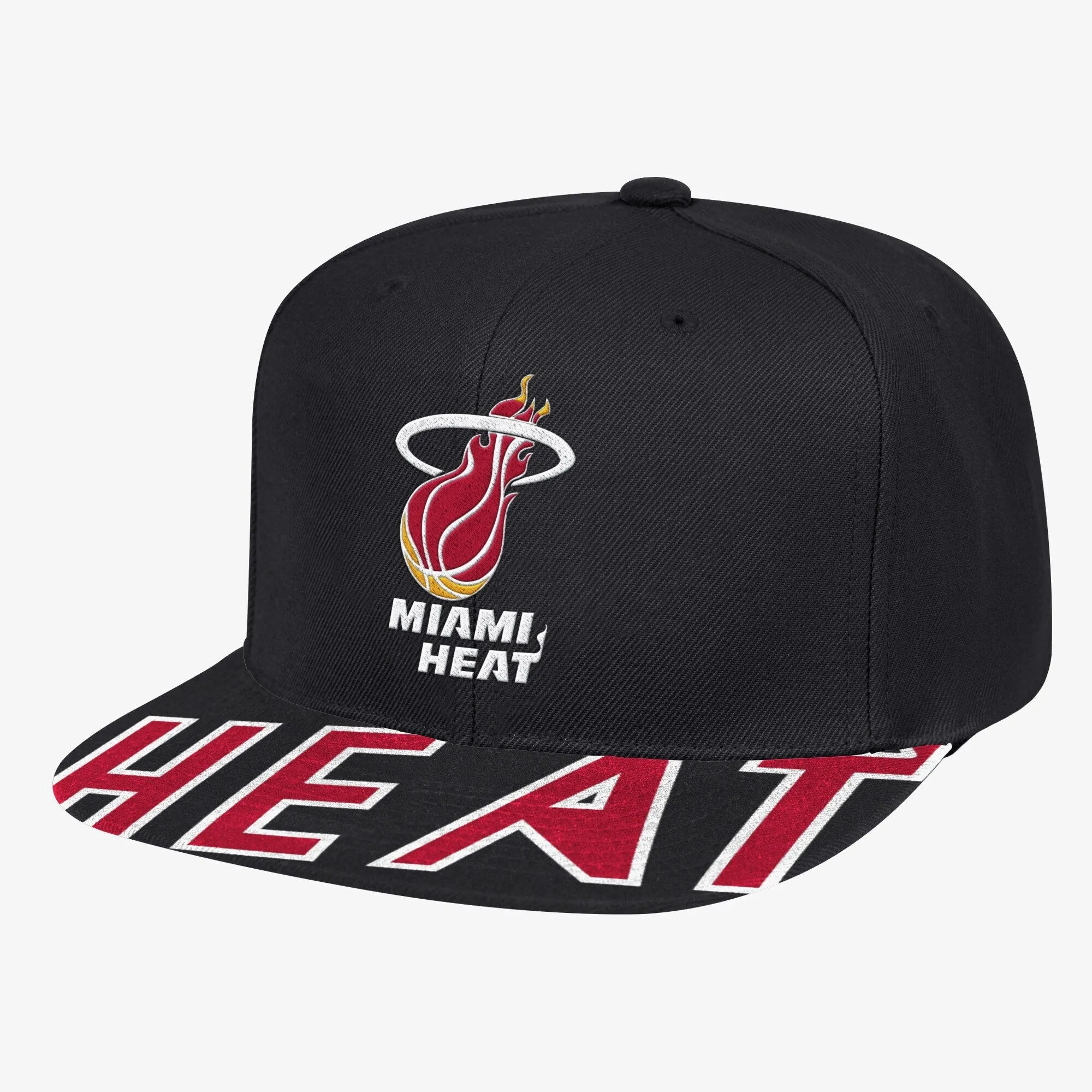 Men's Mitchell & Ness NBA Swingman Pop Snapback Hwc Heat - Black sold by Zulily