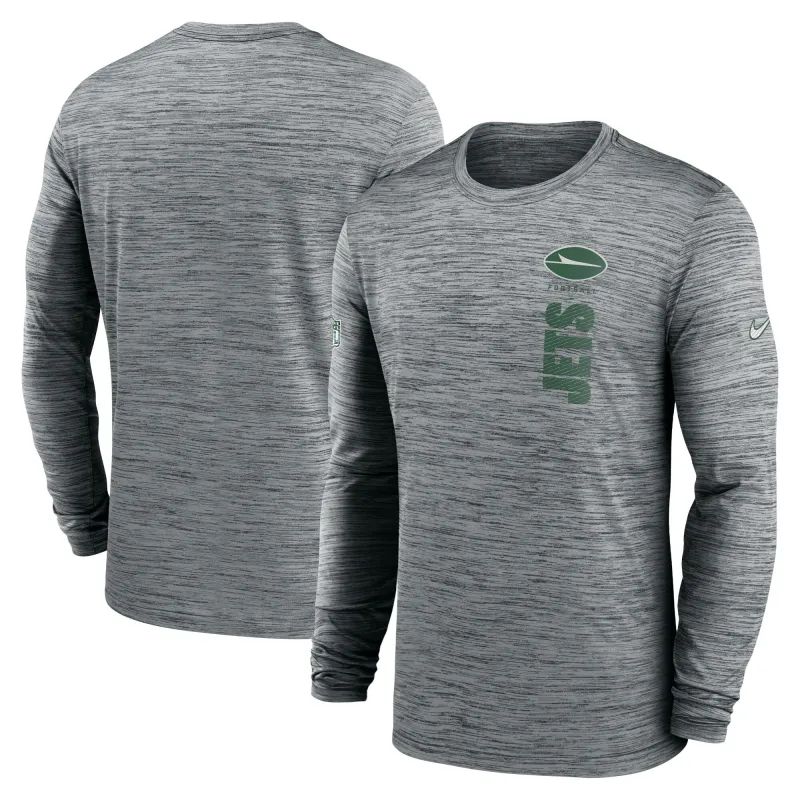 Men's Nike NFL New York Jets Sideline Velocity Long-Sleeve Dri-Fit T-Shirt sold by Zulily