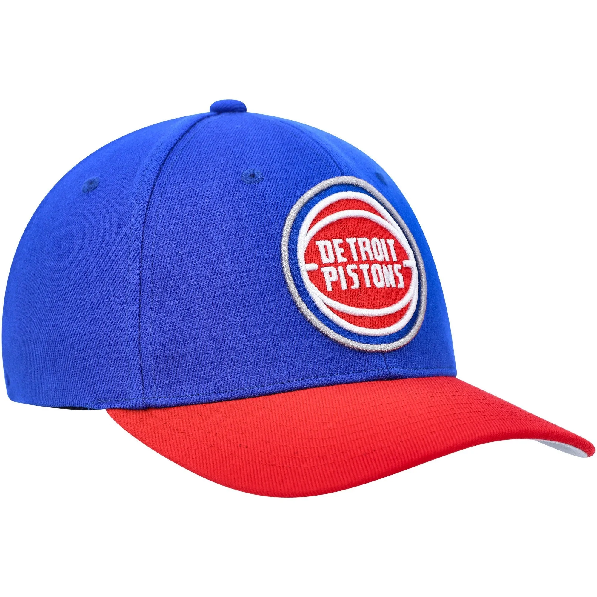 Men's Mitchell & Ness NBA Team 2 Tone 2.0 Stretch Snapback NBA Pistons sold by Zulily product image thumbnail 3