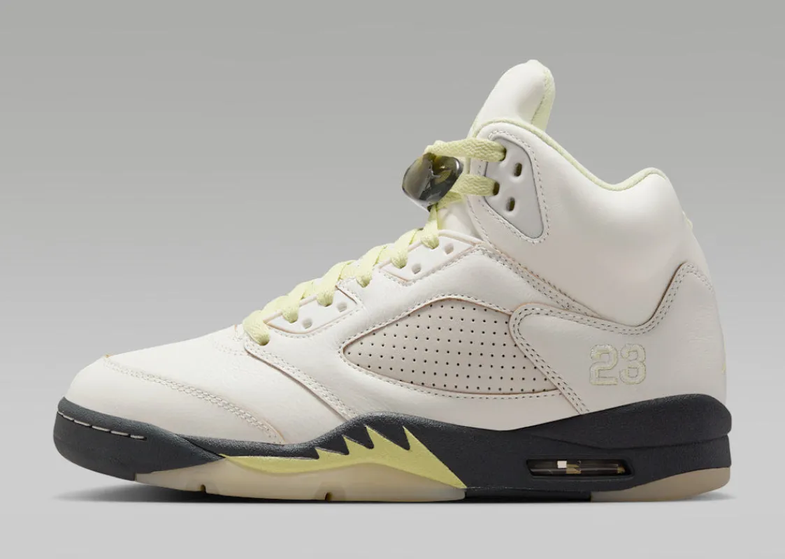 Women's Air Jordan Retro 5 'Luminous Green' sold by Zulily