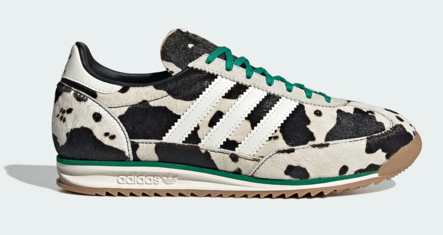 Women's adidas Sl 72 Og 'Cow Print Black White' made by Adidas