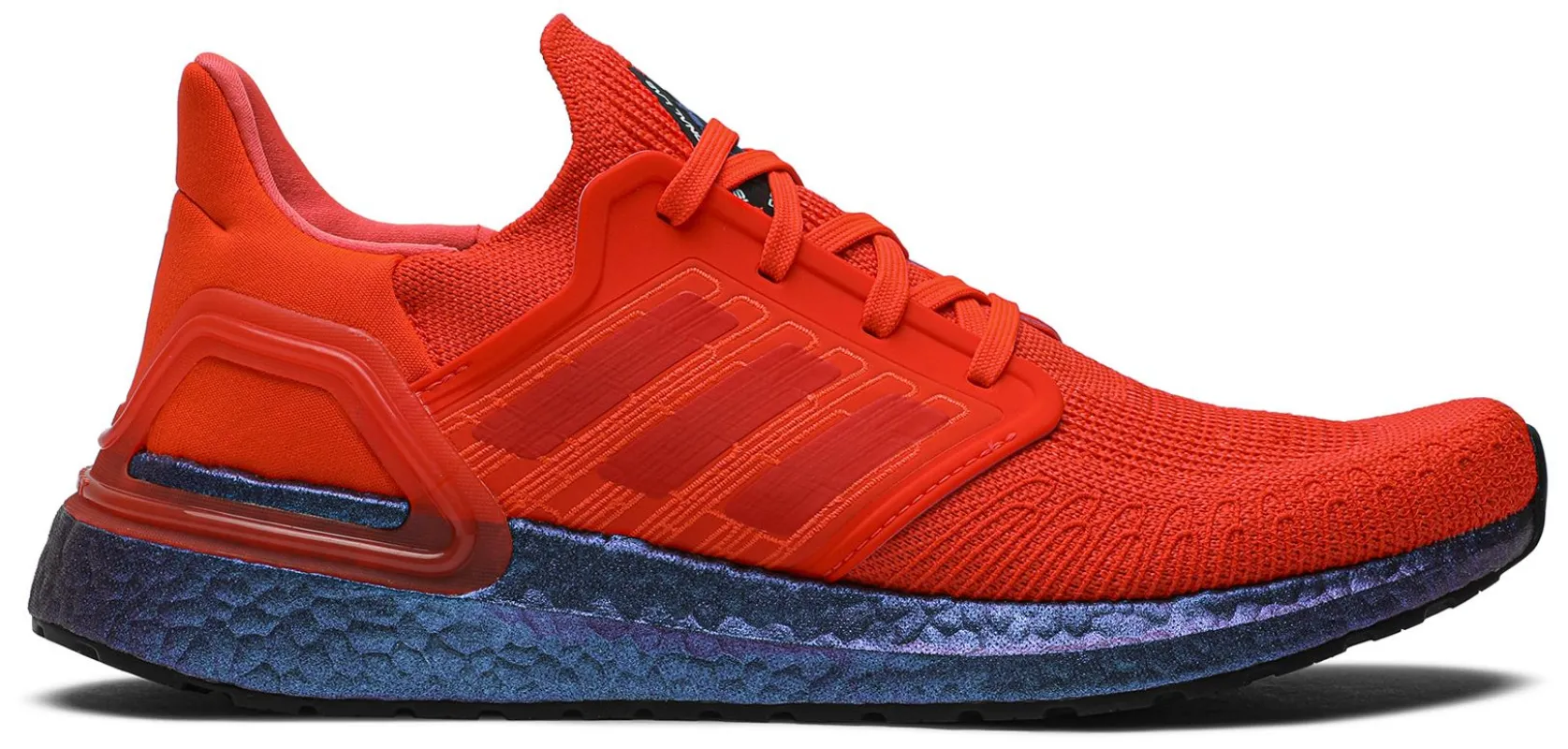 Men's adidas Ultra Boost 20 'Solar Red' sold by Zulily