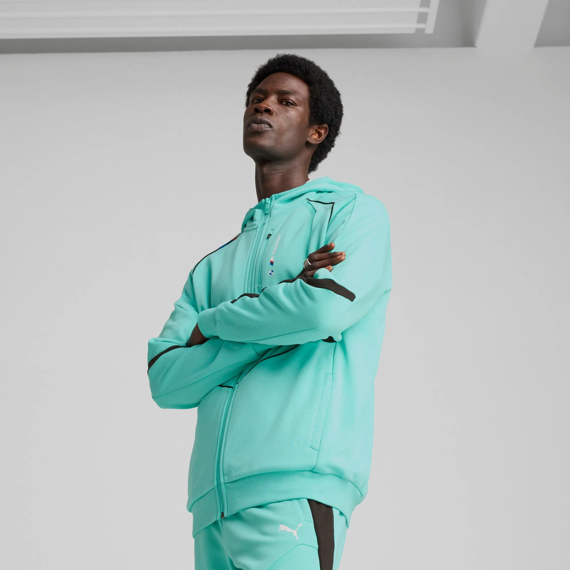 Men's Puma Bmw Motorsport Hooded Sweat Jacket sold by Zulily product image thumbnail 3