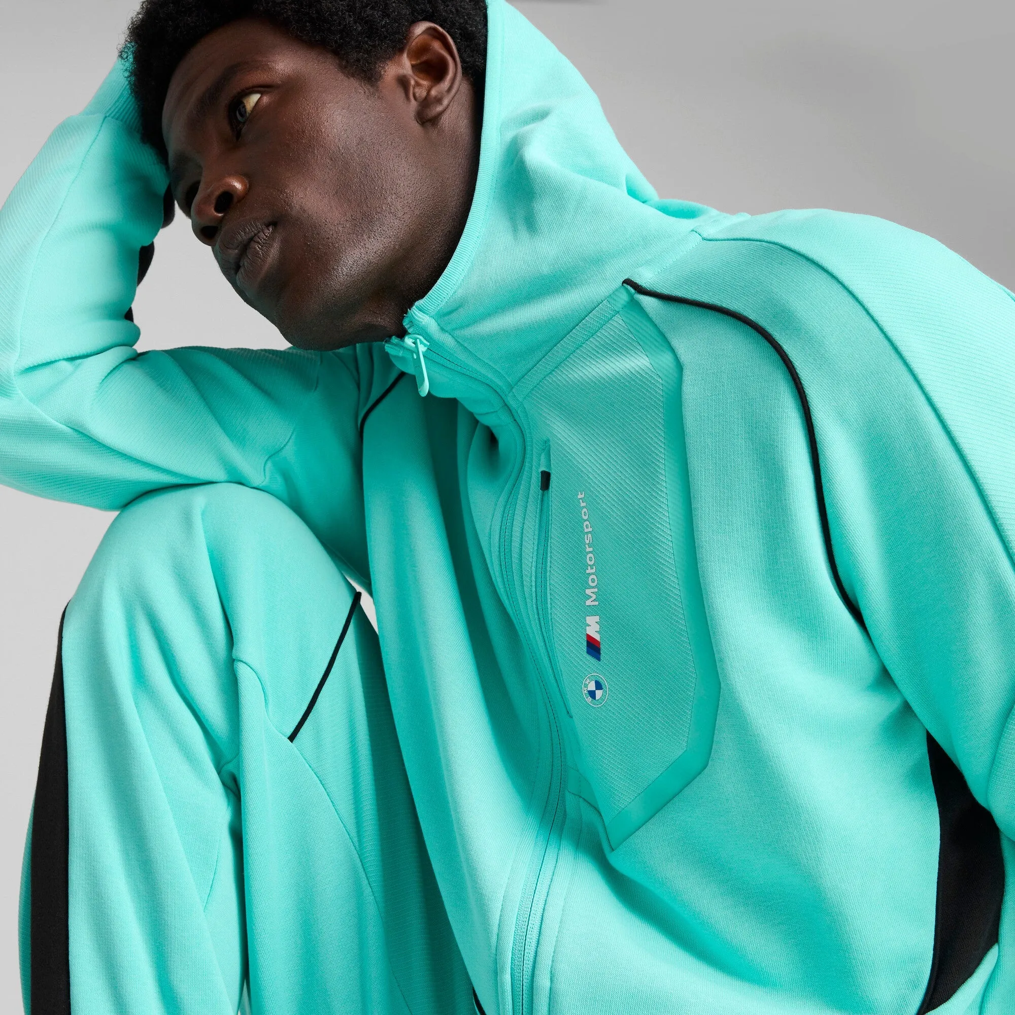 Men's Puma Bmw Motorsport Hooded Sweat Jacket sold by Zulily product image thumbnail 4