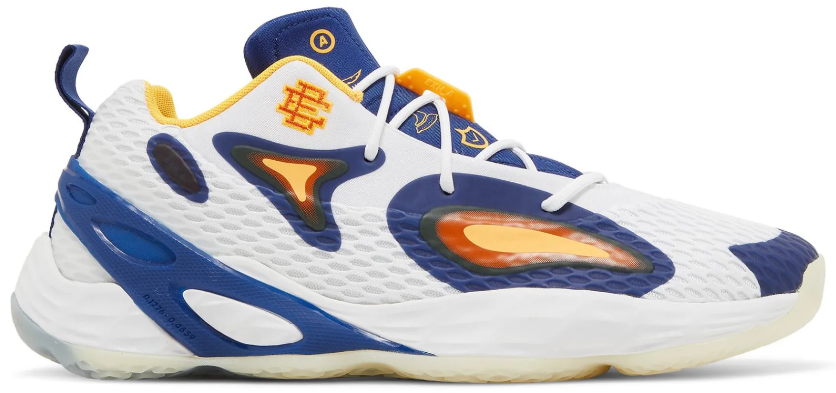 Men's adidas Exhibit A 'Eric Emanuel White Blue' sold by Zulily