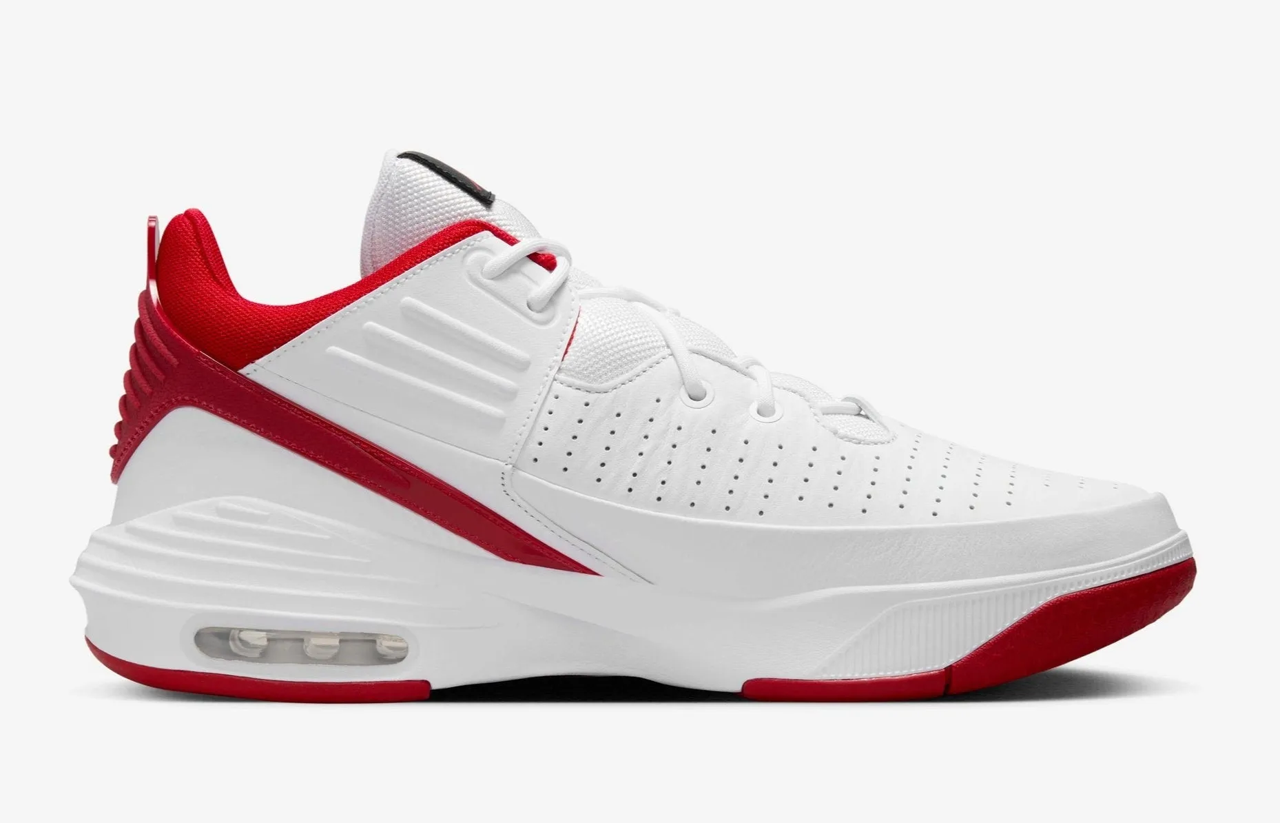 Men's Air Jordan Max Aura 5 White Gym Red' sold by Zulily product image thumbnail 3