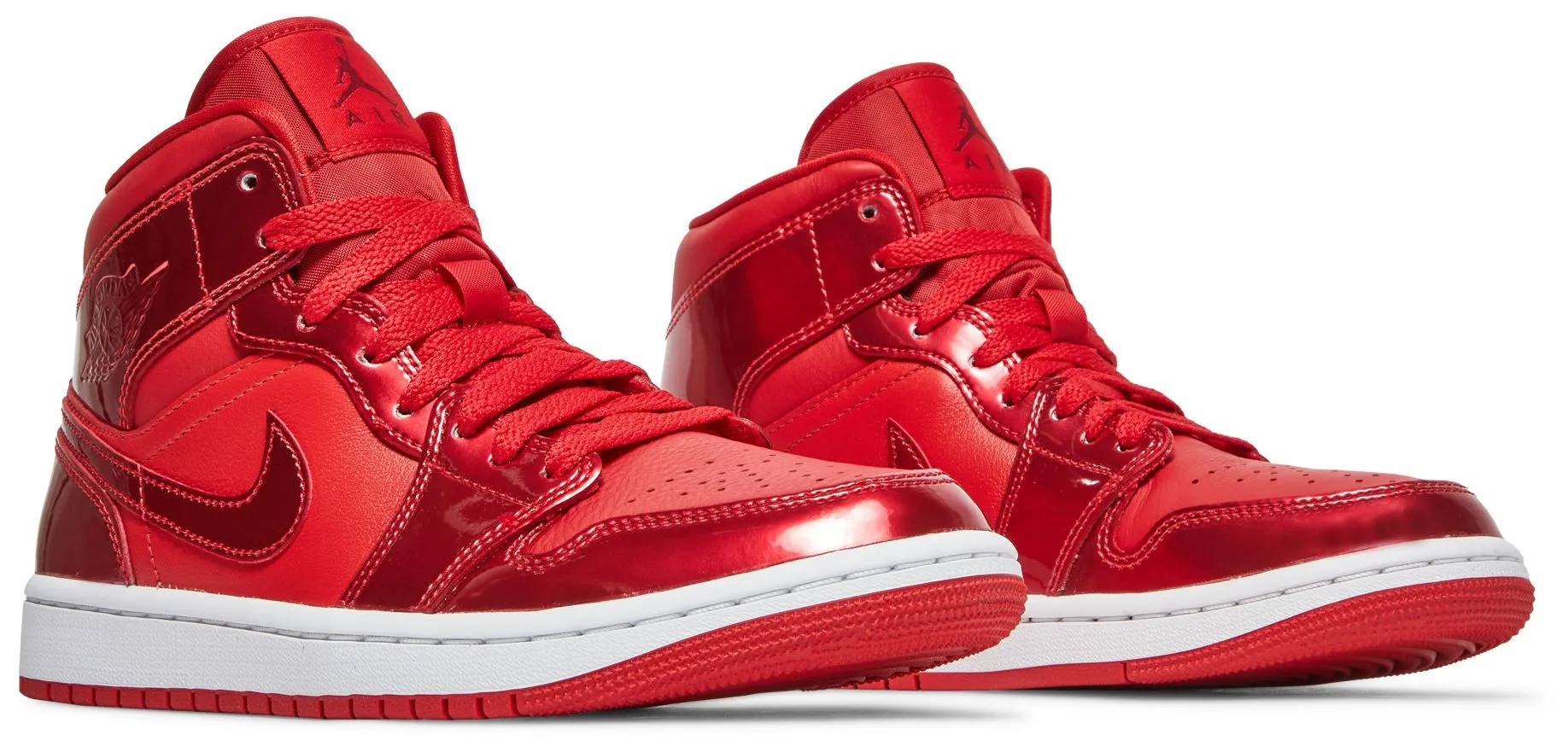 Women's Air Jordan Retro 1 Mid Se 'Pomegranate' sold by Zulily product image thumbnail 2