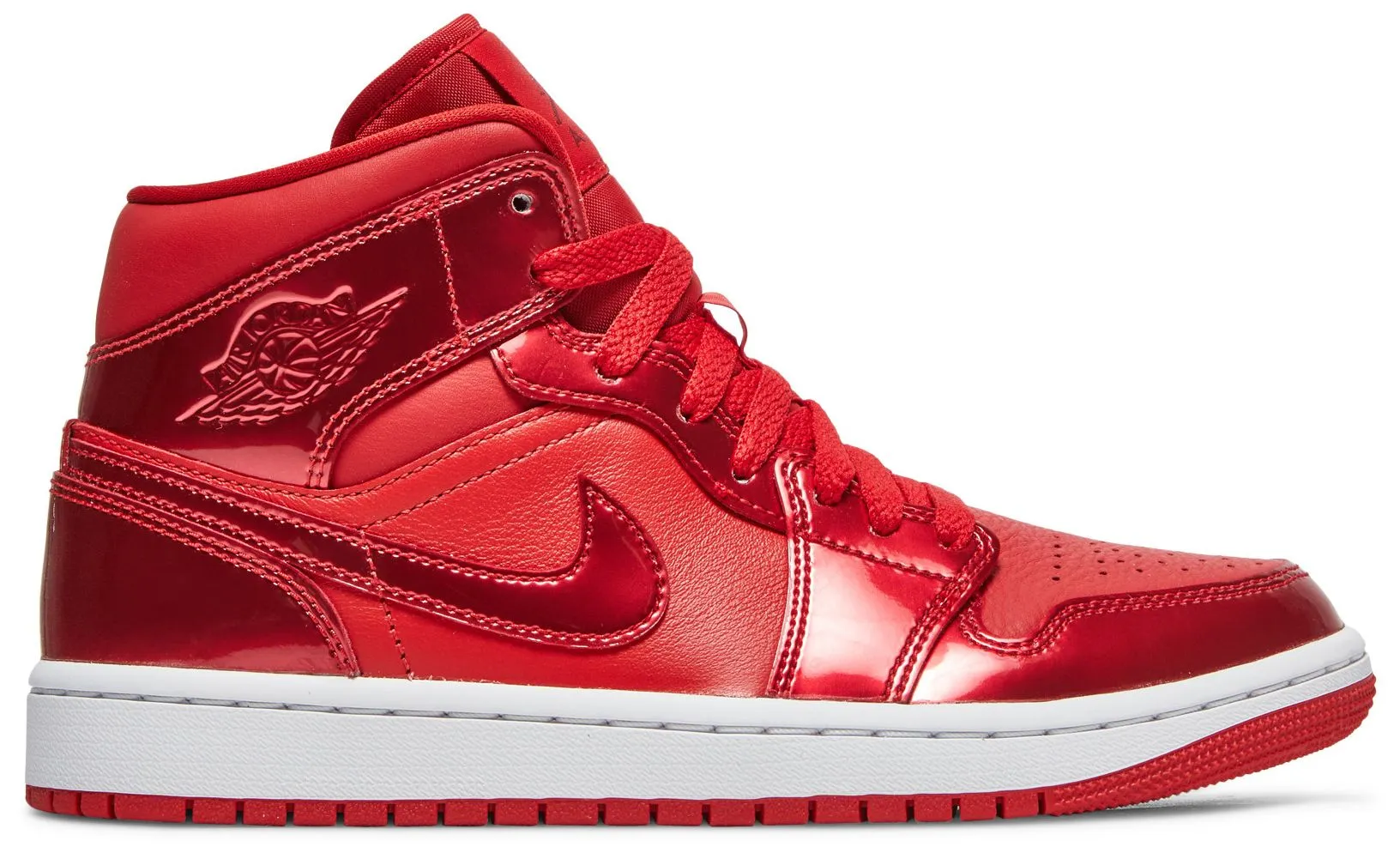 Women's Air Jordan Retro 1 Mid Se 'Pomegranate' sold by Zulily