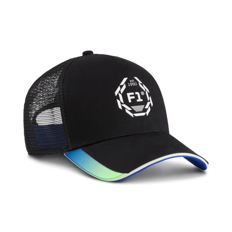 Men's Puma F1 Racing Trucker Cap sold by Zulily