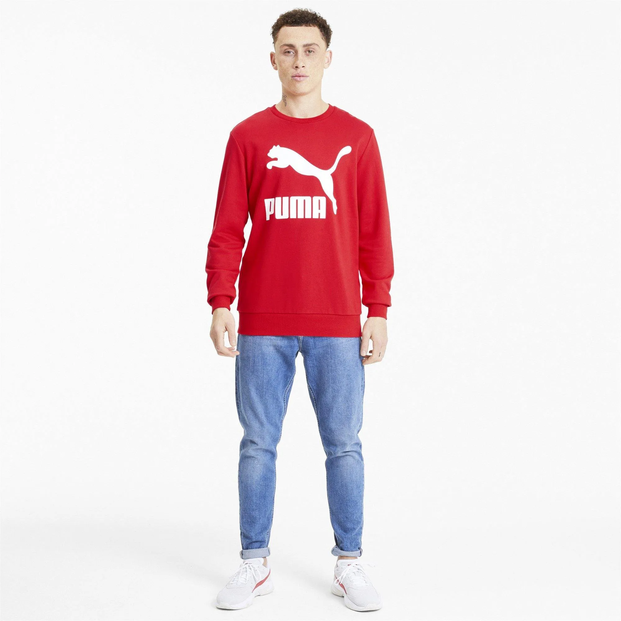 Men's Puma Classics Logo Crew Tr sold by Zulily product image thumbnail 3