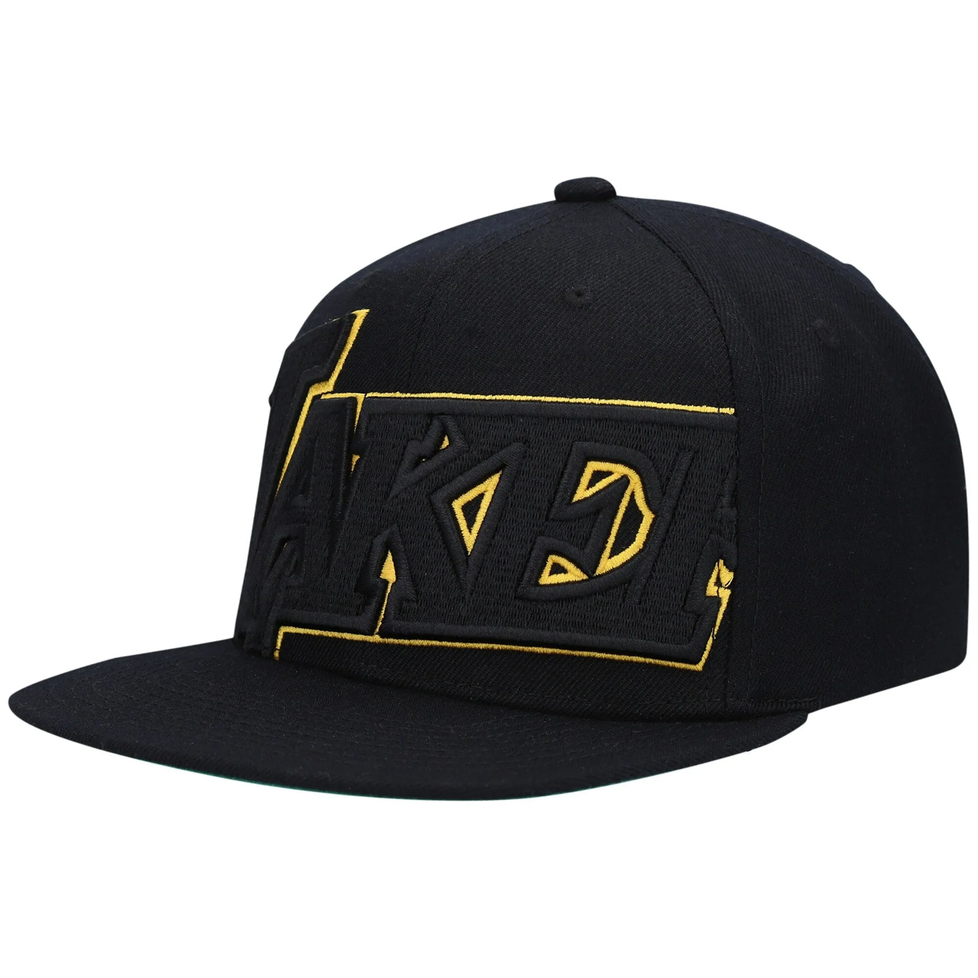 Men's Mitchell & Ness NBA Cropped Xl Snapback Lakers sold by Zulily
